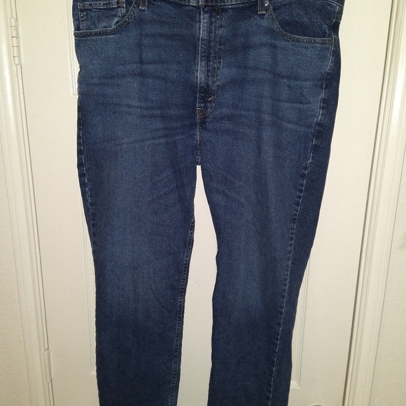 Signature Levi’s Strauss Athletic Blue Denim Jeans Men’s sz 42x30. - Picture 1 of 8